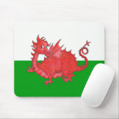 Niedliches walisisches Rotes Drachenmousepad Mousepad (Mit Mouse)