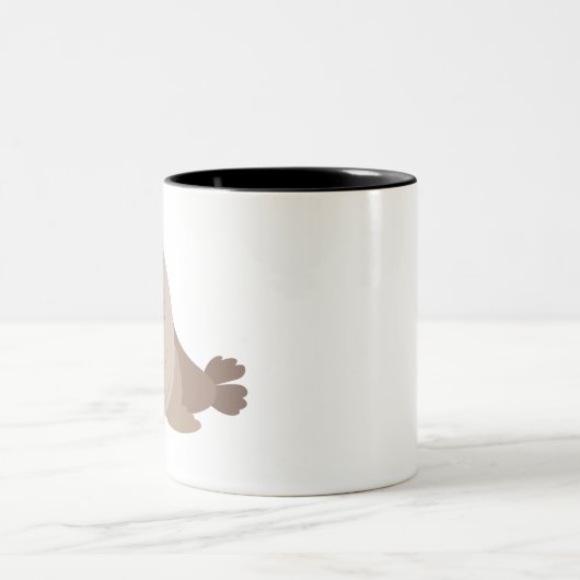 Niedliches Walk Zweifarbige Tasse (Mittel)