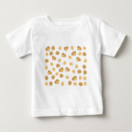 Niedliches Walnussmantelmuster Baby T-shirt