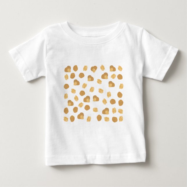 Niedliches Walnussmantelmuster Baby T-shirt (Vorderseite)