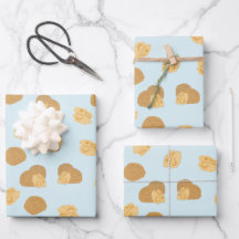 Niedliches Walnussmantelmuster