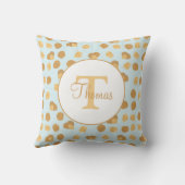 Niedliches Walnussmantelmuster Kissen (Rückseite)