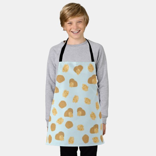 Niedliches Walnussmantelmuster Schürze (Getragen)