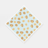 Niedliches Walnussmantelmuster Serviette (Ecke)