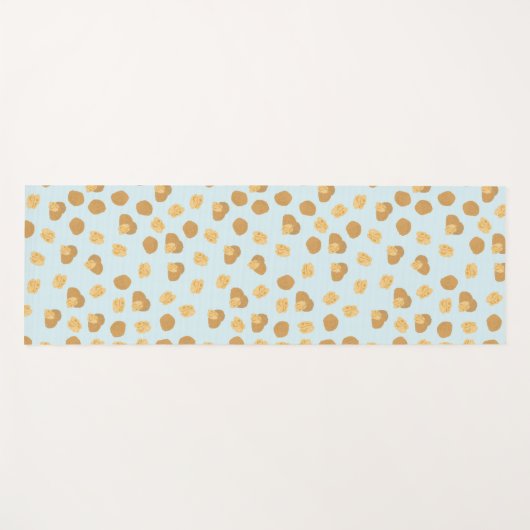 Niedliches Walnussmantelmuster Yogamatte (Vorderseite (Horizontal))