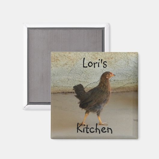 Niedliches wanderndes Foto Magnet (Vorderseite/Rückseite)