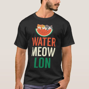 Niedliches Wasser Meow Leon Melon mit Cats Melon G T-Shirt