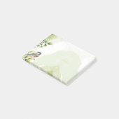 Niedliches Wasserbad Lido Locarno Post-it Klebezettel (angewinkelt)