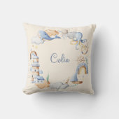 Niedliches Wasserfarbe Kinderzimmer Kissen (Vorderseite)