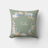 Niedliches Wasserfarbe Kinderzimmer Kissen (Vorderseite)