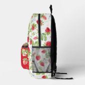 Niedliches Wasserfarben Erdbeeren Fruchtmuster Bedruckter Rucksack (Rechts)