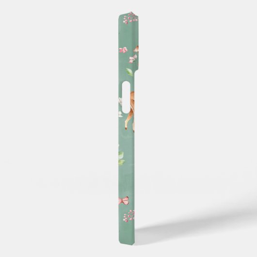 Niedliches Wasserfarben-Hirschmuster Case-Mate iPhone Hülle (Rückseite / Rechts)