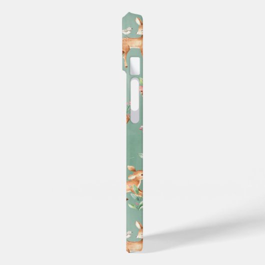 Niedliches Wasserfarben-Hirschmuster Case-Mate iPhone Hülle (Rückseite / Links)