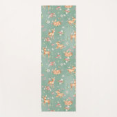 Niedliches Wasserfarben-Hirschmuster Yogamatte (Vorderseite)