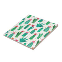 Niedliches Wasserfarben-Kaktusmuster