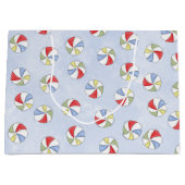 Niedliches Wasserfarben Sommermuster Große Geschenktüte (Vorderseite)