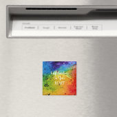 Niedliches Wasserfarbenstrahlherz Magnet (In Situ (Geschirrspüler))