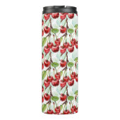 Niedliches Wasserfarbkreuz Muster Personalisiert Thermosbecher (Rückseite)