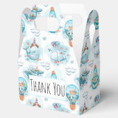 Niedliches Wasserfarbmuster für Wale Geschenkschachtel (Geöffnet)