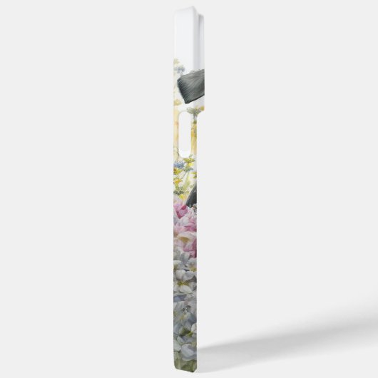 NIEDLICHES WASSERFARBSCHWARZ UND WEISS-BOSTON-TERR Case-Mate iPhone HÜLLE (Rückseite / Rechts)