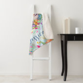 Niedliches Wasserfarbtiger mit Blume Sherpadecke (Beispiel)