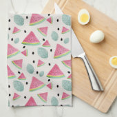 Niedliches Wassermelon Wasserfarbe Handgestrichen Geschirrtuch (Viertel Falte)