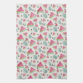 Niedliches Wassermelon Wasserfarbe Handgestrichen Geschirrtuch (Vertikal)