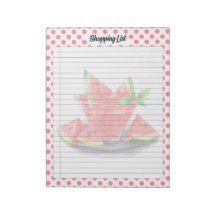 Niedliches Wassermelone-Einkaufsliste