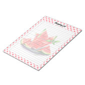 Niedliches Wassermelone-Einkaufsliste Notizblock (angewinkelt)