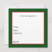 Niedliches Wassermelone Festival Party Einladung (Rückseite)