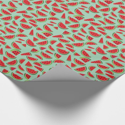 Niedliches Wassermelone-Frucht-Verpackungs-Papier Geschenkpapier (Ecke)