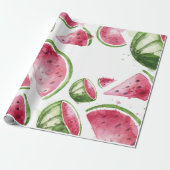 Niedliches Wassermelone Geschenkpapier (Ungerollt)