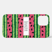 Niedliches Wassermelone Muster Pink & Green Case-Mate iPhone Hülle (Rückseite (Horizontal))