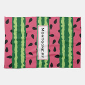 Niedliches Wassermelone Muster Pink & Green Geschirrtuch (Horizontal)