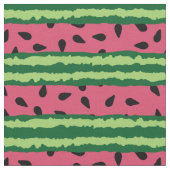Niedliches Wassermelone Muster Pink & Green Stoff (Nahaufnahme)