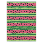Niedliches Wassermelone Muster Pink & Green Tischdecke (Vorderseite)