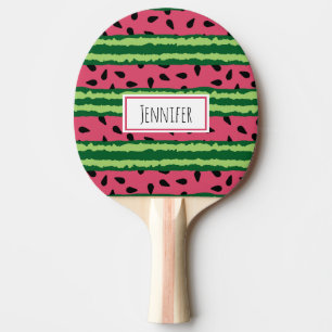 Niedliches Wassermelone Muster Pink & Green Tischtennis Schläger