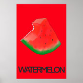 Niedliches Wassermelone-Poster Poster (Vorne)