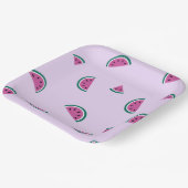 Niedliches Wassermelone-Scheiben Papier Platten Pappteller (Gewinkelt)