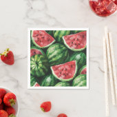 Niedliches Wassermelone Sommer Serviette (Beispiel)
