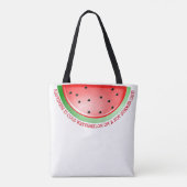Niedliches Wassermelone Tasche (Rückseite)