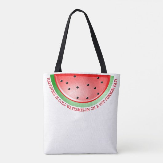 Niedliches Wassermelone Tasche (Rückseite)
