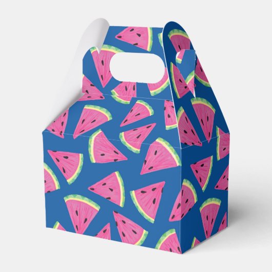 Niedliches Wassermelonmuster Geschenkschachtel (Vorderseite)