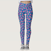 Niedliches Wassermelonmuster Leggings (Vorderseite)