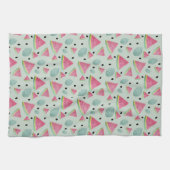 Niedliches Wassermelonmuster Wasserfarbe Handgemal Geschirrtuch (Horizontal)