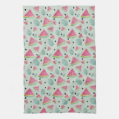 Niedliches Wassermelonmuster Wasserfarbe Handgemal Geschirrtuch (Vertikal)