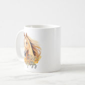 Niedliches Wasserross Kaffeetasse (Vorderseite Links)
