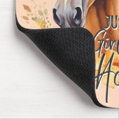 Niedliches Wasserross Mousepad (Ecke)