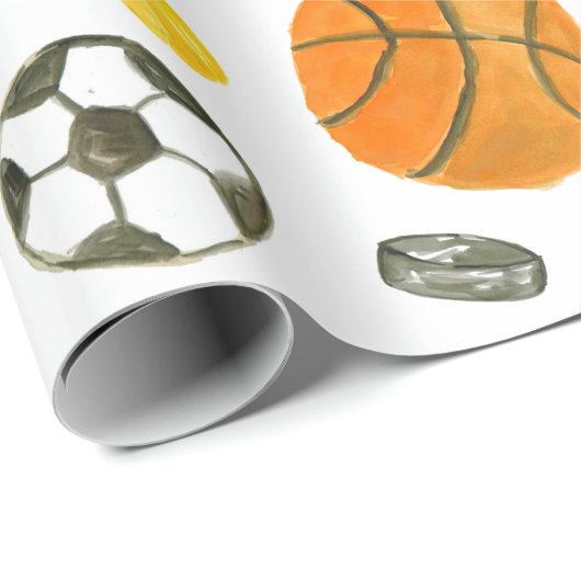 Niedliches Wassersportzentrum Kinder Geburtstag Geschenkpapier (Rolleneckpunkt)