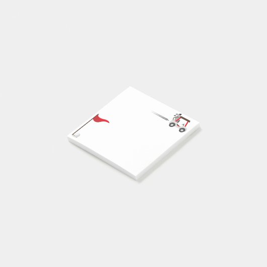 Niedliches Wassersportzentrum Post-it Klebezettel (angewinkelt)